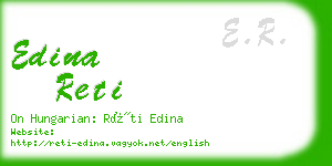 edina reti business card